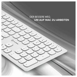 Alogic Echelon Extend Bluetooth Wireless bezdrátový klávesnice německá, QWERTZ bílá