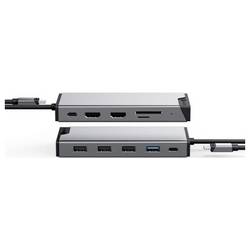 Alogic dokovací stanice pro notebook Alogic 12-in-1 USB-C PD DV3 laptop-dockingstation & portreplikator