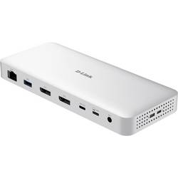 D-Link USB-C® dokovací stanice DUF-901/E Podporuje rozlišení 8K při frekvenci 30 Hz (1x) / 4K při 30 Hz (2x), vč. zámku Kensington