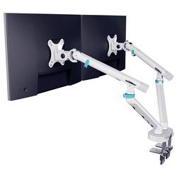 Digitus držák na stůl pro monitor 2 Displej: (s) 88,9 cm (35) bílá otočný, nastavitelná výška, naklápěcí, otočný, nakláněcí
