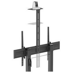 Manhattan držák monitoru 152,4 cm (60) - 304,8 cm (120) nastavitelná výška, naklápěcí polička na zařízení, držák na fotoaparáty, nastavitelný sklon i bez