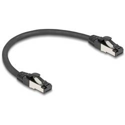 Delock 80566 RJ45 síťové kabely, propojovací kabely CAT 8.1 S/FTP 0.25 m černá 1 ks