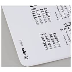 Sigel H6312 psací podložka týdenní plán 2026, 2027, 2028 čtverečkovaný bílá, šedá (š x v) 59.5 cm x 41 cm 30 listů 1 ks