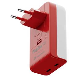 Twelve South Twelve South PlugBug 50W USB-C Wall Char USB nabíječka, USB Power Delivery (USB-PD) , USB-C®, 50 W, Dodávka energie, bílá, červená