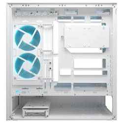 Cougar CFV235 midi tower PC skříň bílá 1 předinstalovaný ventilátor, integrované osvětlení, boční okno, prachový filtr
