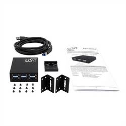 Exsys EXSYS EX-11246HMS 6-Port USB 3.2 Gen 1 H USB Hub černá