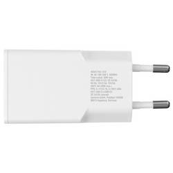 4Smarts USB nabíječka, GaN, USB Power Delivery (USB-PD) , 2x USB-C®, 30 W, Dodávka energie, bílá