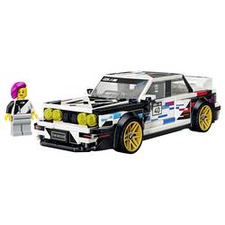 77263 LEGO® SPEED CHAMPIONS BMW M3 (E30); stavebnice; auto BMW na hraní s 1 mini figurkou za volantem; herní sada s vyobrazeným žihadlem; dárek pro děti a