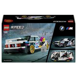77263 LEGO® SPEED CHAMPIONS BMW M3 (E30); stavebnice; auto BMW na hraní s 1 mini figurkou za volantem; herní sada s vyobrazeným žihadlem; dárek pro děti a