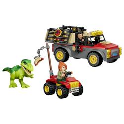 77978 LEGO® JURASSIC WORLD™ Transporter pro chlapce T.Rex; hračka DINO; sada pro válečkové hry s T.Rex, 2 minifigurami a Quad; dárek pro děti od 4 let