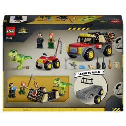77978 LEGO® JURASSIC WORLD™ Transporter pro chlapce T.Rex; hračka DINO; sada pro válečkové hry s T.Rex, 2 minifigurami a Quad; dárek pro děti od 4 let