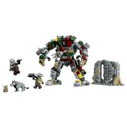 75451 LEGO® STAR WARS™ Show showdown s velcí droidou na paláci Hutennaast; stavebnice pro sběr a pro válečné hry s mandaloriantem a Grogu; dárek pro fanoušky