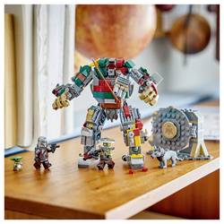75451 LEGO® STAR WARS™ Show showdown s velcí droidou na paláci Hutennaast; stavebnice pro sběr a pro válečné hry s mandaloriantem a Grogu; dárek pro fanoušky