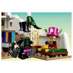 75641 LEGO® ONE PIECE Ukrývky na bázi DOC; hračky pro virtuální refilaci Netflix; dárek pro děti od 9 let; pokojová dekorace; diorama z modulů s mini figurkou