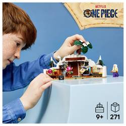 75641 LEGO® ONE PIECE Ukrývky na bázi DOC; hračky pro virtuální refilaci Netflix; dárek pro děti od 9 let; pokojová dekorace; diorama z modulů s mini figurkou