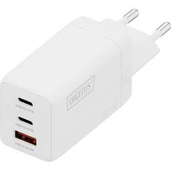 Digitus DA-10303 USB nabíječka, 1x USB A , 2x USB-C®, 67 W, bílá