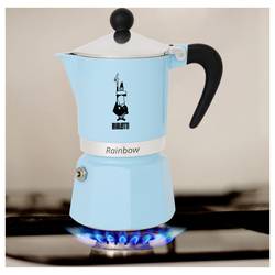 Bialetti Bialetti RAINBOW 3TZ hellblau kávovar na espresso a cappuccino modrá