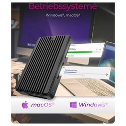 ICY BOX IB-CR602M-C31, M.2 NVMe/SATA SSD Gehäuse m. Kartenleser 2x SD 4.0, USB 3.2 Gen 2 Pouzdro pro SSD M.2 USB-C™ (USB 3.2 Gen 2) 10 GBit/s M.2 PCIe NVMe,