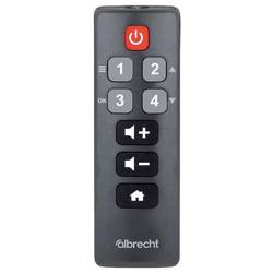 Albrecht DR 863 27863 Akumulátorové rádio, DAB+, FM, funkce alarmu, hnědá, černá