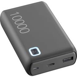 Cellularline CELLULARLINE - Power Bank ESSENCE Turbo 10000 Black - Batterie powerbanka Li-Ion, 10000 mAh, microUSB, USB-A, USB-C®, černá