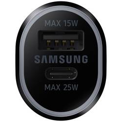 Samsung EP-L4020NBEGEU USB nabíječka, Rychlonabíječka, 1x USB-C®, 1x USB A , 25 W, 15 W, Power Delivery 3.0, QC 2,0, Adaptivní rychlé nabíjení, černá