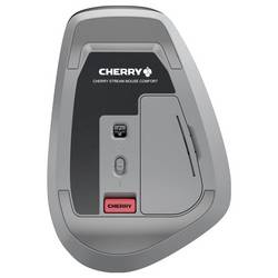 CHERRY MSW Stream Comfort optická myš, přenos bezdrátový, 6 tlačítko, 4000 dpi, černá
