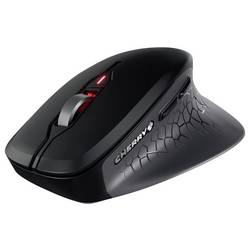 CHERRY MSW Stream Comfort optická myš, přenos bezdrátový, 6 tlačítko, 4000 dpi, černá