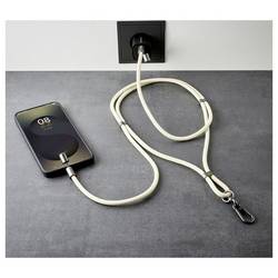 Intenso Kabel USB-C USB 2.0 USB-C ® zástrčka, USB-C ® zástrčka 1.65 m béžová šňůrka na mobilní telefon 7991001 datový kabel, nabíjecí kabel