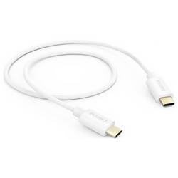 Hama Nabíjecí kabel USB USB 2.0 USB-C ® zástrčka 1 m bílá Pozlacený 00201590