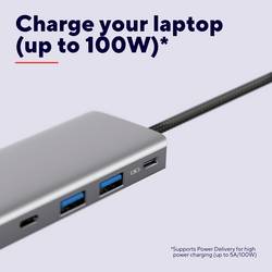 Trust USB-C® dokovací stanice DALYX 7-IN-1 MULTIPORT ADAPTER Vhodné pro značky (dokovací stanice pro notebook): univerzální