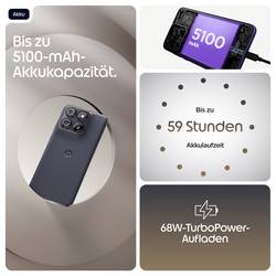 Motorola edge 70 fusion 256 GB - Silhouette smartphone 256 GB, 17.2 cm (6.78 palec), černá, Android™ 16, dual SIM