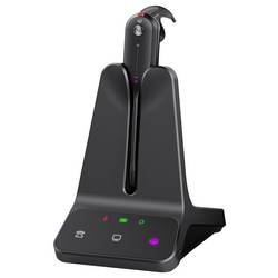 Yealink WH63 E2 Teams Headset do uší (In Ear) DECT černá Redukce šumu mikrofonu dotykové ovládání telefon
