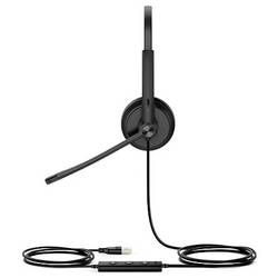 Yealink UH34 SE Lite Dual Teams Headset otevřená (On Ear) kabelová Duo černá headset telefon