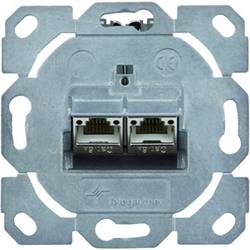 Telegärtner síťová zásuvka upevnění pomocí šroubů, pod omítku panel CAT 6A