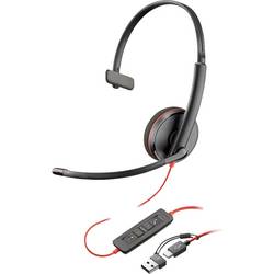 HP Blackwire C3210 sluchátka otevřená (On Ear) černá