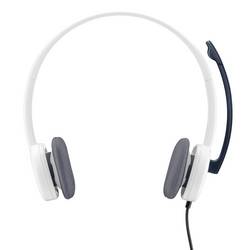 Logitech H150 Headset otevřená (On Ear) kabelová stereo bílá Redukce šumu mikrofonu, Potlačení hluku regulace hlasitosti, Vypnutí zvuku mikrofonu Počítače