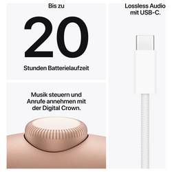 Apple Airpods Max 2 AirPods Bluetooth® stereo oranžová Redukce šumu mikrofonu, Potlačení hluku headset