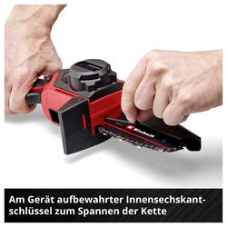 Einhell GE-PS 18/15 Li BL Kit Akku-Astkettensäge akumulátor Aku řetězová pila + akumulátor, vč. nabíječky, měkká rukojeť 18 V délka čepele 158 mm
