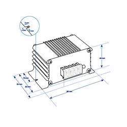 Mascot Battery 5060 DC/DC měnič napětí 24 V/DC - 12 V/DC/3 A 41 W