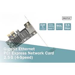 Digitus DN-10135 síťová karta 2.5 GBit/s PCI-Express