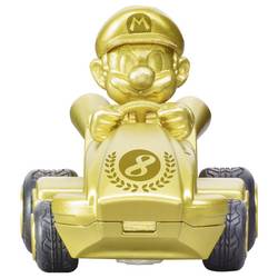 Carrera 370430031 CARRERA - 2.4GHz Mario Kart Mini RC - Gold gold Paperbox 1:50 RC model auta elektrický závodní auto vč. akumulátorů a kabelu k nabíjení