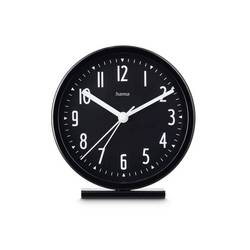 Hama 00222211 Quartz budík černá tiché hodiny (bez tikání)