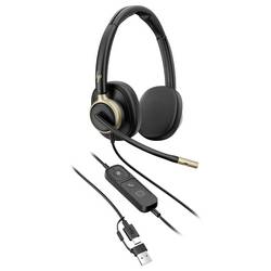 HP Poly HP Poly Mission 825 USB Wired Headset Headset otevřená (On Ear) černá