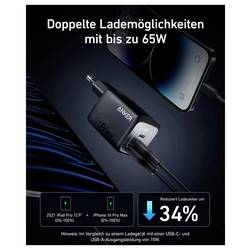 Anker ANKER Prime Charger 67W 2C1A nabíjecí adaptér, 67 W, Rychlé nabíjení, černá