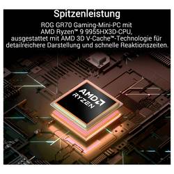 Asus Gaming PC ROG GR70-N90039AN 2.5 cm (1 palec) AMD Ryzen 9 9955HX 5.4 GHz 32 GB RAM 1 TB SSD AMD AMD Radeon 610M Nvidia NVIDIA GeForce RTX 5070 8 GB GDDR6