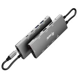 Equip USB-C® dokovací stanice USB-C to 9 in 1 Multifunctional Adapte