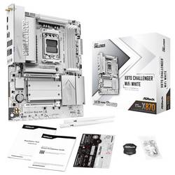 ASRock ASROCK X870 Challenger WiFi White (AM5) Základní deska Socket (PC) AMD AM5 Tvarový faktor ATX Čipová sada základní desky AMD® X870