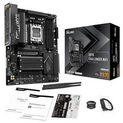 ASRock ASROCK X870 Challenger WiFi (AM5) (D) Základní deska Socket (PC) AMD AM5 Tvarový faktor ATX Čipová sada základní desky AMD® X870