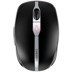 CHERRY JW-9100-2 optická myš, přenos bezdrátový, bezdrátový, Bluetooth®, 6 tlačítko, 2400 dpi, černá/stříbrná
