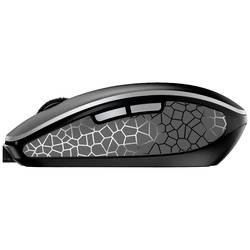 CHERRY JW-9100-2 optická myš, přenos bezdrátový, bezdrátový, Bluetooth®, 6 tlačítko, 2400 dpi, černá/stříbrná